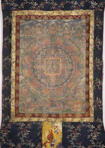 A NEPALESE BHAISAJYAGURU MANDALA