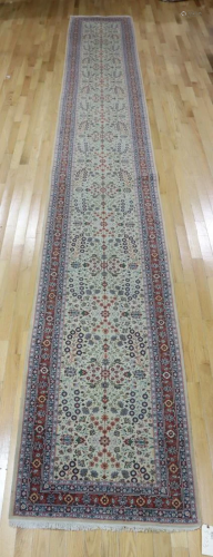Vintage And Long Finely Hand Woven Runner