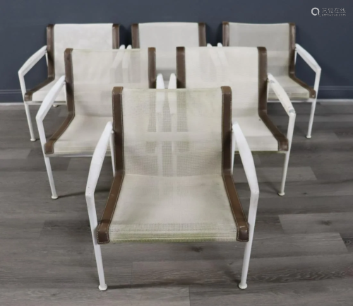6 Midcentury Richard Schultz / Knoll Chairs.