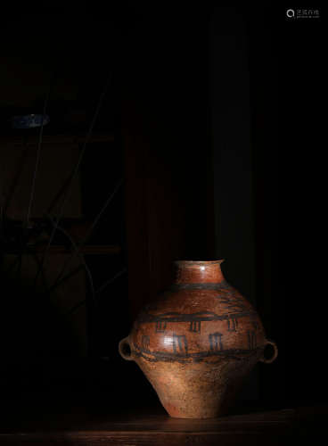 新石器時代-馬家窯文化 彩陶罐