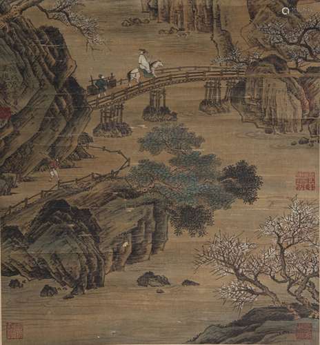 LANDSCAPE PAINTINGS AND CALLIGRAPHY, MING DYNASTY, TANG YIN,...