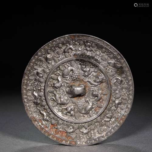 BRONZE MIRROR, TANG DYNASTY, CHINA