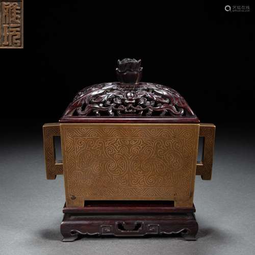 BRONZE INCENSE BURNER, MING DYNASTY, CHINA