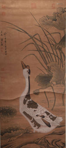 CHINESE PAINTINGS AND CALLIGRAPHY, QING DYNASTY, JIANG TINGX...