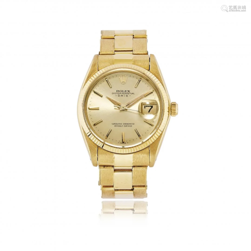 GOLD ROLEX OYSTER PERPETUAL DATE REF. 1503 WITH