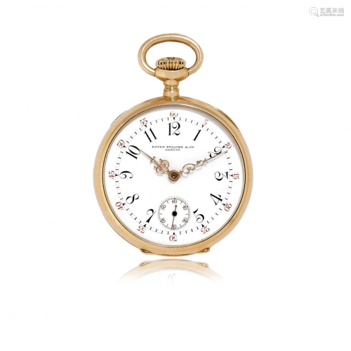 GOLD PATEK PHILIPPE PENDANT WATCH RETAILED BY