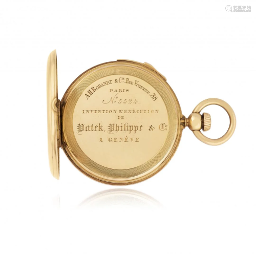 GOLD PATEK PHILIPPE REPEATER RETAILED BY A.H.RODANET,