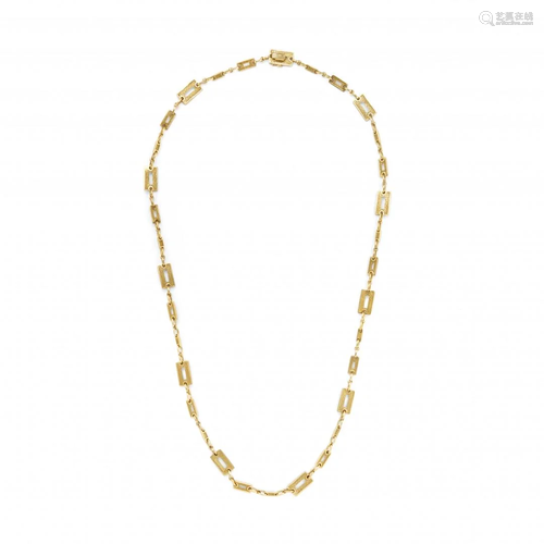 long yellow gold chain