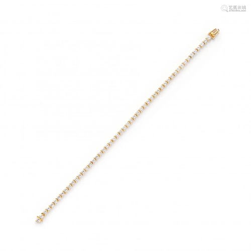 diamond tennis bracelet, cartier