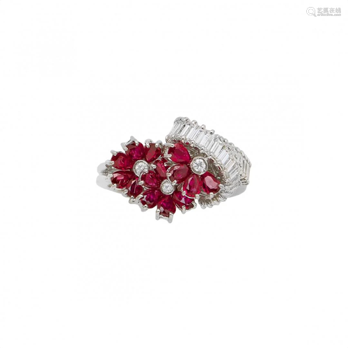 ruby and diamond ring