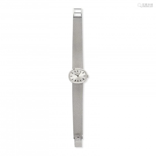 lady's white gold wristwatch, juvenia