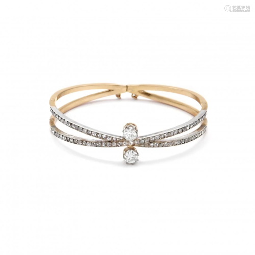 antique diamond bangle