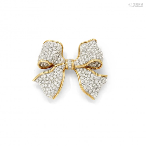 diamond brooch