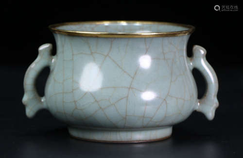 GUAN YAO BLUE GLAZE CENSER