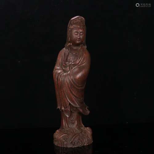 An eaglewood guanyin statute