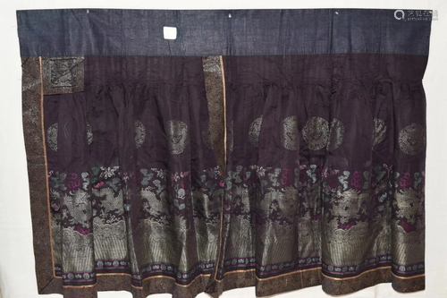 18-19th C. Chinese Kesi Skirt Piece to Emperial Robe