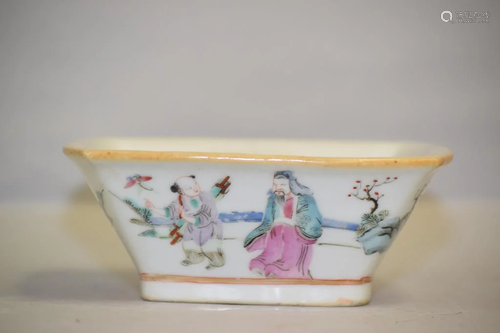 19th C. Chinese Porcelain Famille Rose Eight Deities