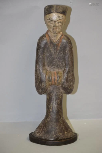 Hang Dynasty Chinese Pottery Court Official Figure