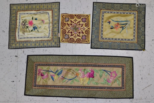 Group of Chinese Embroideries