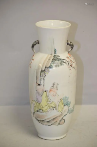19th C. Chinese Porcelain Famille Verte Vase, Dai
