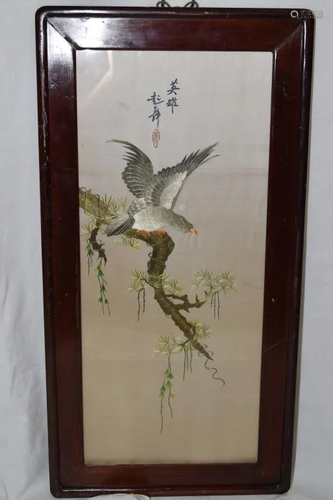 19-20th C. Chinese Guangdong Style Embroidery