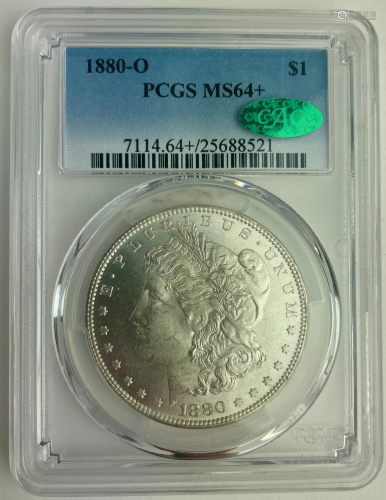 1880-O PCGS MS64+ with CAC Morgan Silver Dollar