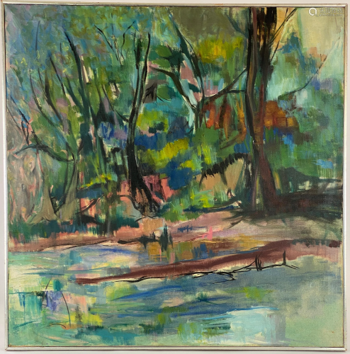 Oil Landscape, 1963 by MaCrae