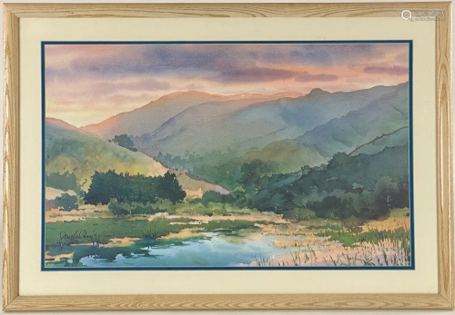 Douglas Hirn Watercolor Landscape
