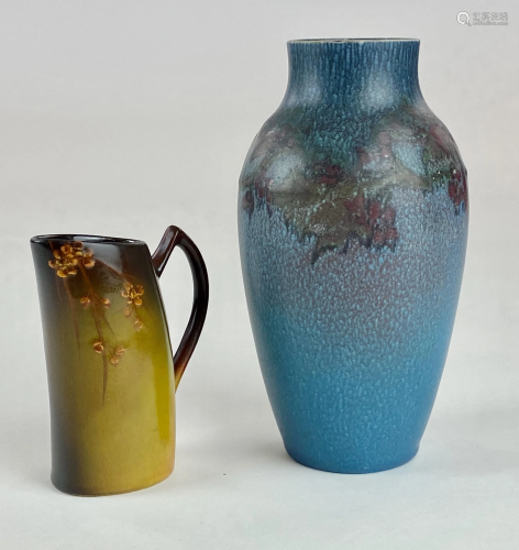 Group of Two Pieces of Rookwood Pottery