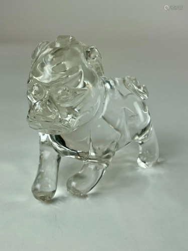 Chinese Rock Crystal Beast