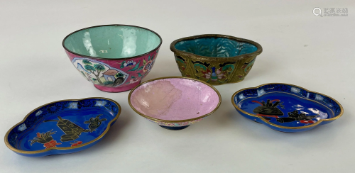 Fine Group of Chinese Cloisonne and Porcelains