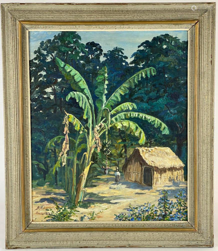 Tropical Oil on Board by Bantipovitch
