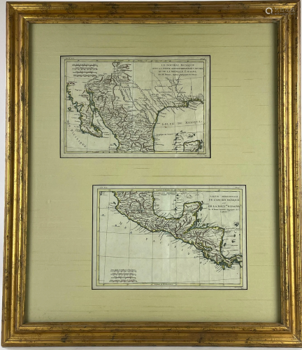 Rigobert Bonne Maps of Mexico, 18th Century