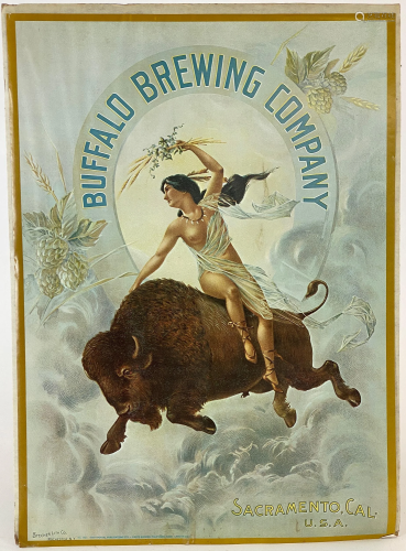 Buffalo Brewing Co. Lithograph Poster