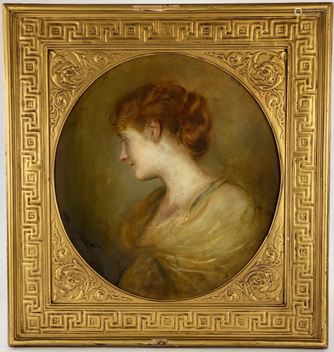 Portrait of Lida Mitchel Fenton by Von Lenbach