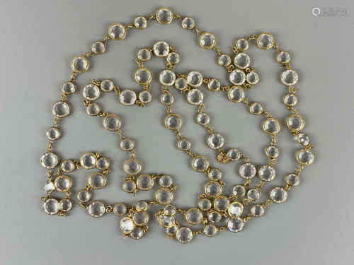 Vintage 1981 Chanel Chicklet Necklace