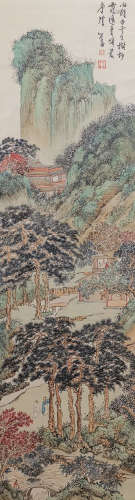 Chinese Painting Of Landscape - Pu Ru