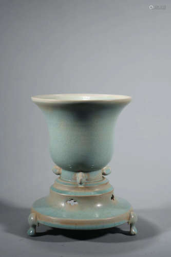 Chinese Ru Wave Porcelain Furnace