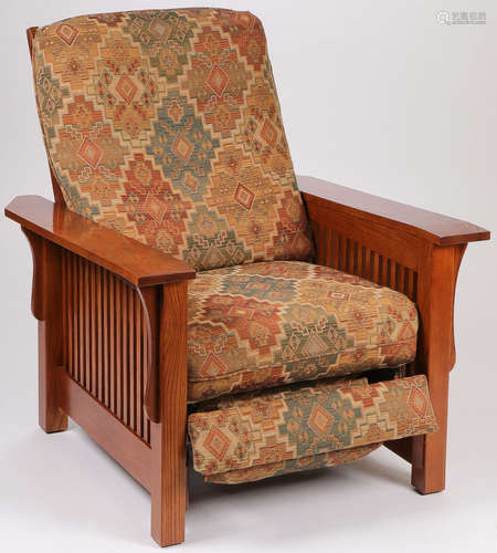 A MISSION OAKS STYLE RECLINER