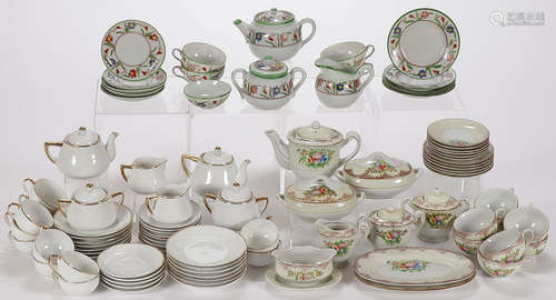 THREE VINTAGE CHILDREN'S TEA SETS