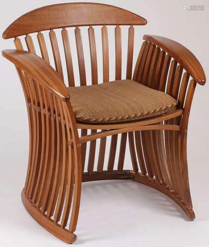 MODERNIST TEAK SLAT CHAIR