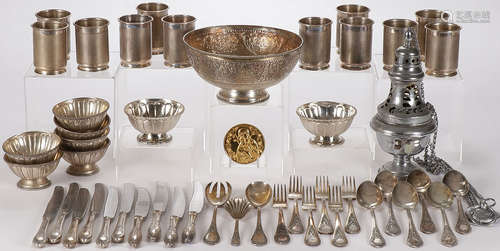 RUSSIAN & OTHER SILVER PLATE GROUP