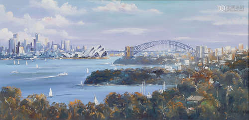 ORIGINAL PAINTING OF SYDNEY HARBOR