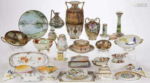 33 PIECES OF NIPPON PORCELAIN