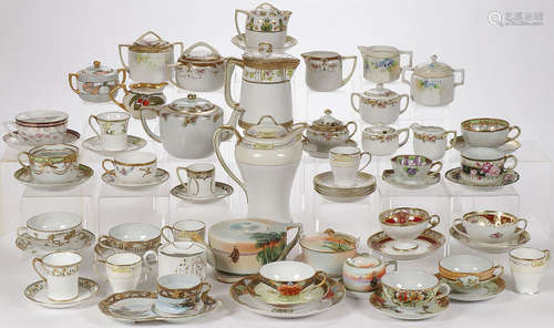 60 PIECES OF NIPPON PORCELAIN