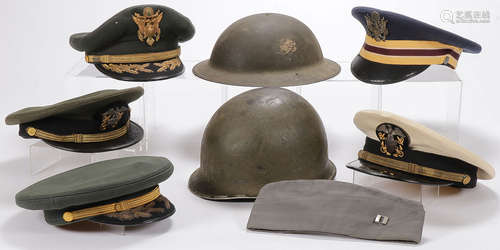 VINTAGE U.S. MILITARY HEADGEAR