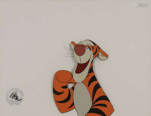 TWO DISNEY PRODUCTION CELS TIGGER