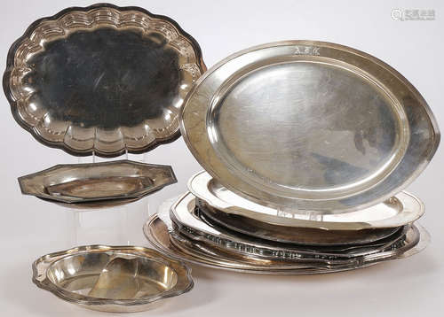 LARGE VINTAGE SILVER PLATE LOT