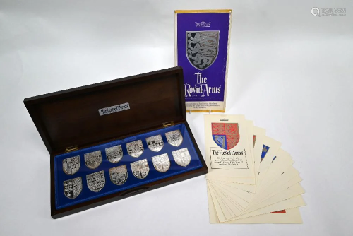 Commemorative silver Royal shields