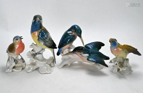 Karl Ens porcelain birds